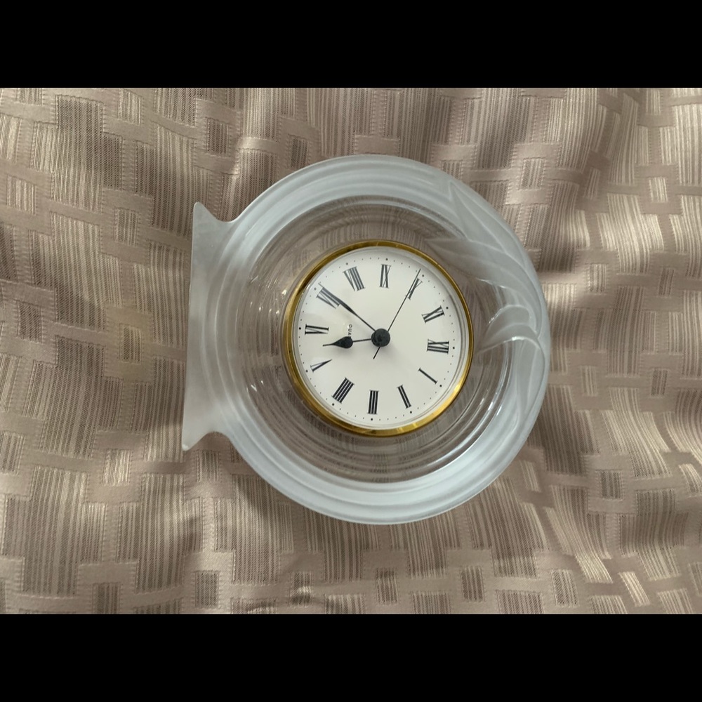 Crystal Desk Clock